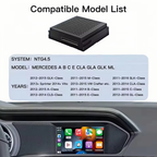 Plug-and-Play Wireless CarPlay Android Auto für Mercedes-Benz NTG4.5 Becker