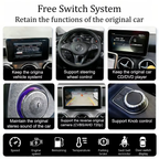Plug-and-Play Wireless CarPlay Android Auto für Mercedes-Benz NTG4.5 Becker