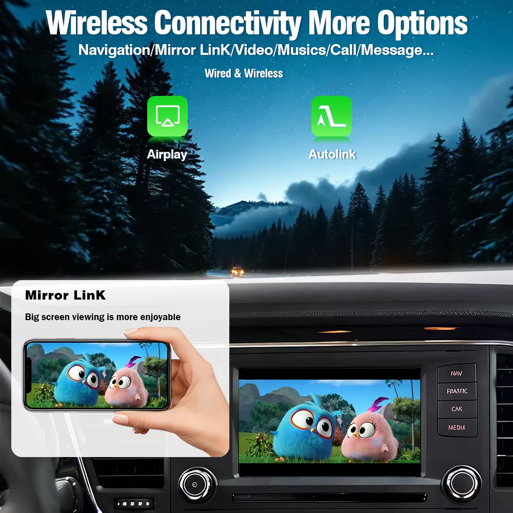 Wireless Carplay Android Auto Interface For Volkswagen MIB