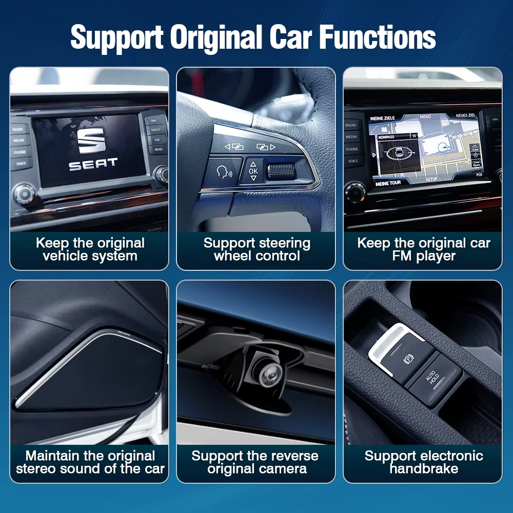 Wireless Carplay Android Auto Interface For Volkswagen MIB