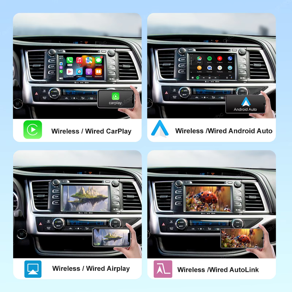 Wireless Carplay Android Auto Interface For Toyota 2014-2019