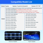 Wireless Carplay Android Auto Interface For Toyota 2014-2019