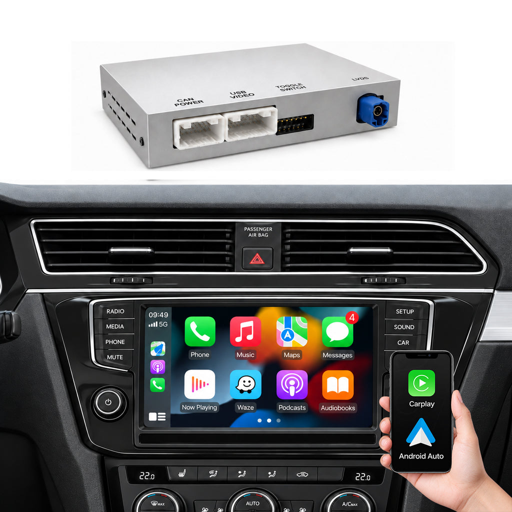 Wireless Carplay Android Auto Interface For Volkswagen MIB